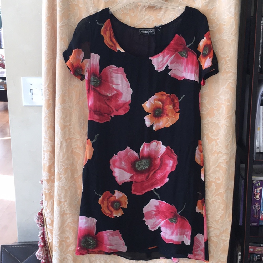 Floral Dress w/back tie